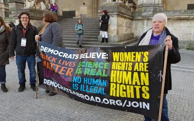 Januar 2019: Schwesterdemonstrationen in München zu den Frauenmärschen in den USA