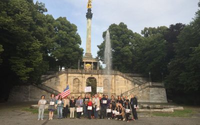 Münchner Mahnwache – Lichter für den Frieden