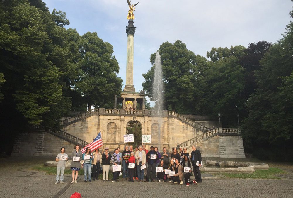 Lights for Liberty Munich Vigil